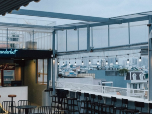 review heli hub rooftop