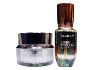 review combo serum kem dưỡng tế bào gốc almonds